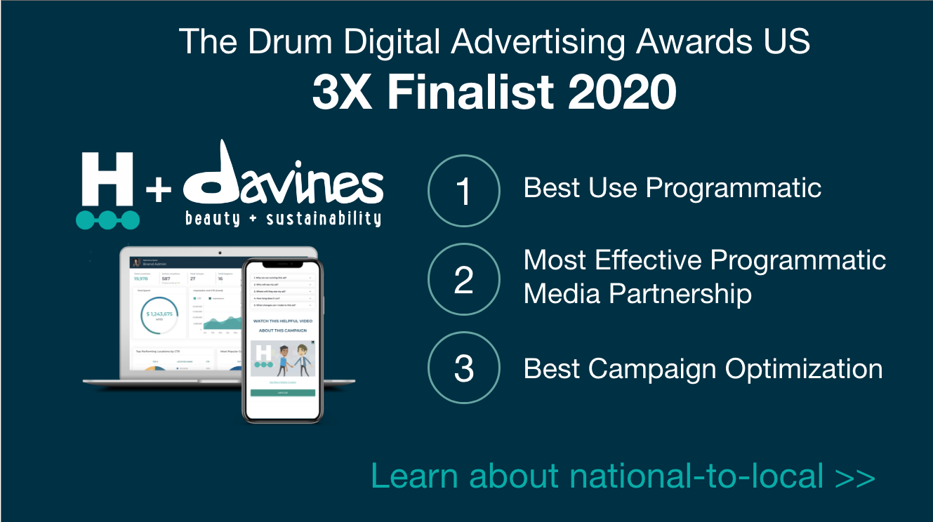 3X Finalist – The Drum Digital Advertising Awards 2020