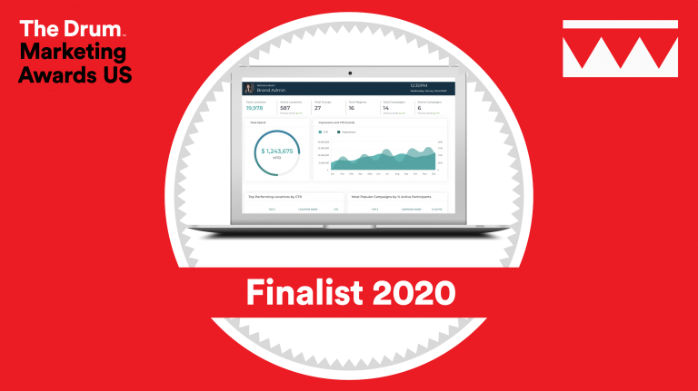 Nominated For Best Use of Technology – The Drum Marketing Awards 2020